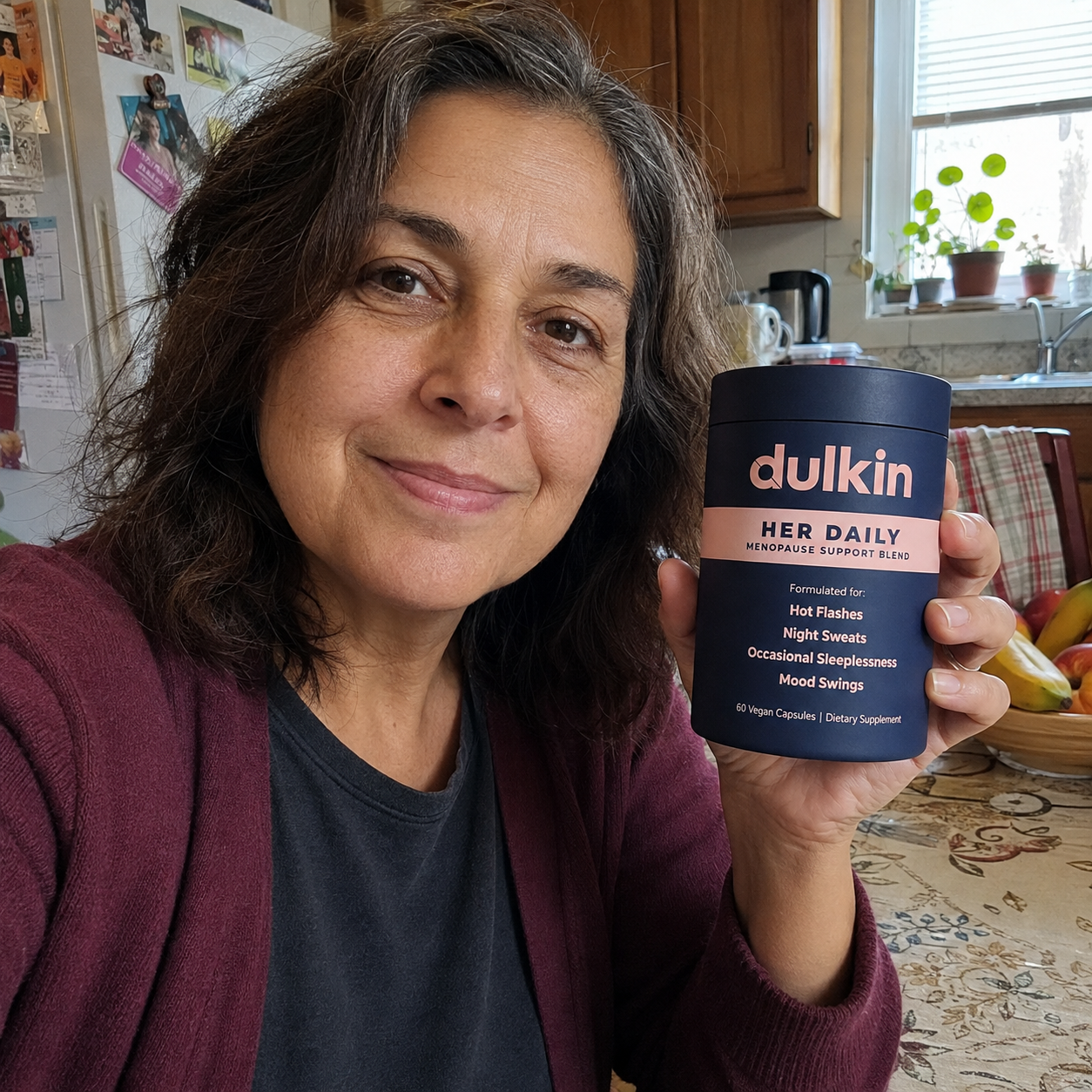 Woman holding Her Daily by dulkin