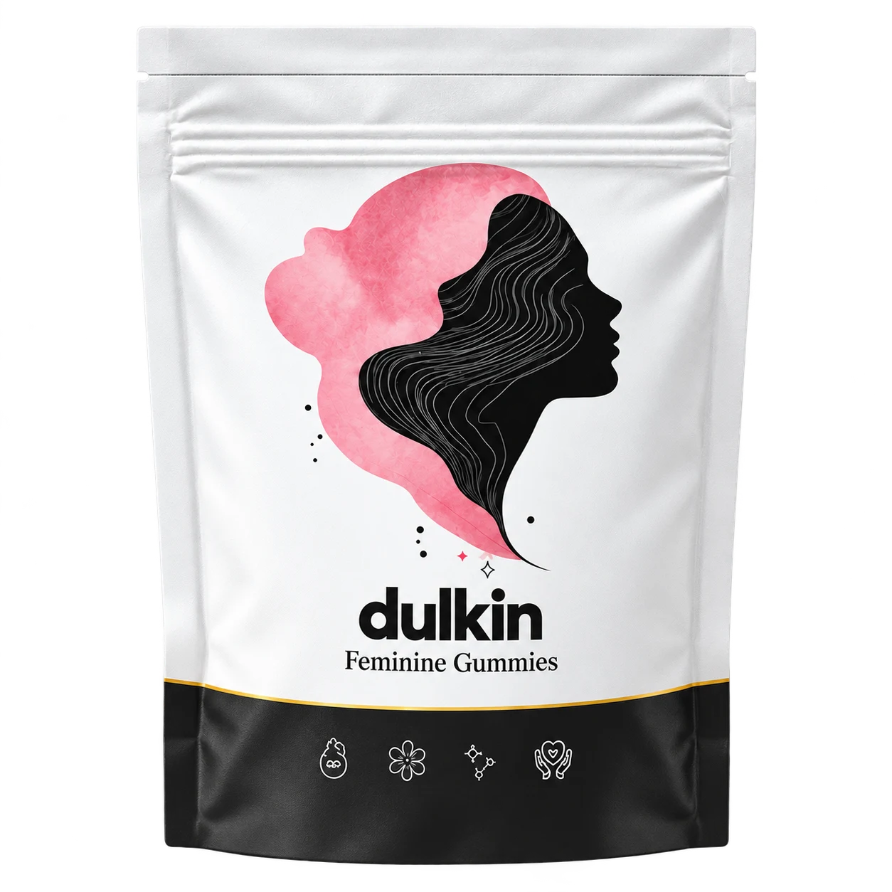Dulkin Feminine Gummies packaging concept